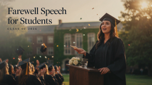 Farewell Speech for College Students